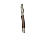 Faber Castell Fountain Pen E motion Wood Polished Chrome Dark Brown NEW!