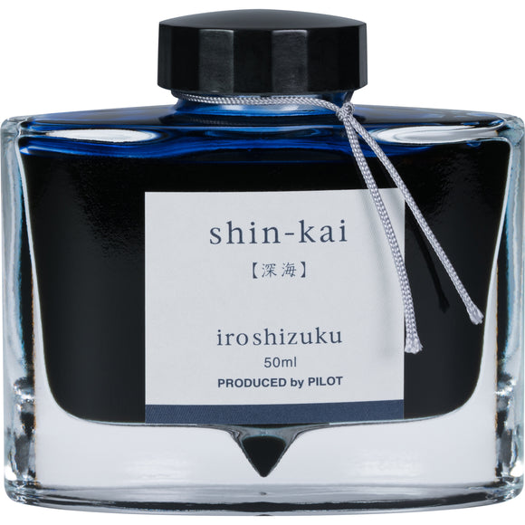 Iroshizuku Shin-kai Fountain Pen Ink 50 ml bottle by Pilot