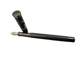 Graf Von Faber Castell Fountain Pen Guilloche Black NEW!