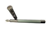 Graf Von Faber Castell Fountain Pen Guilloche Sage Green NEW!