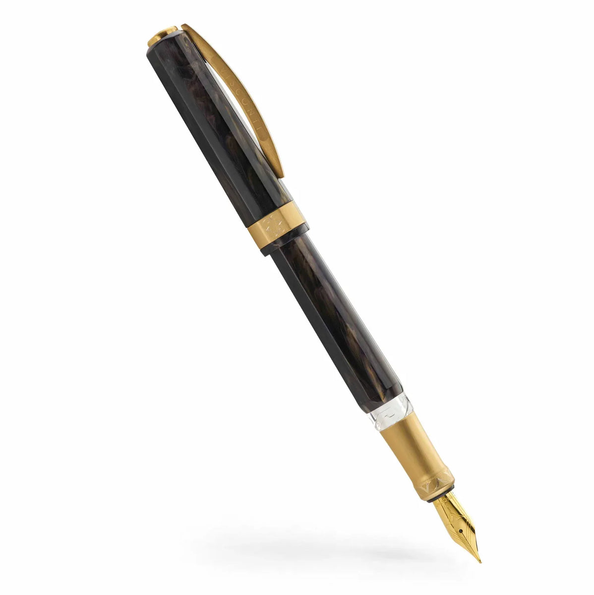 Visconti Opera Gold Fountain Pen Black | Italian Luxury Vac-Fill