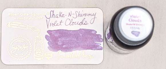 Robert Oster Shake-N-Shimmy Violet Clouds Fountain Pen Ink