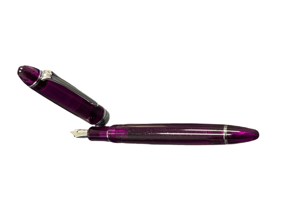 Sailor 1911S Jellyfish Violet 14kt nib Rhodium SE Fountain Pen NEW!