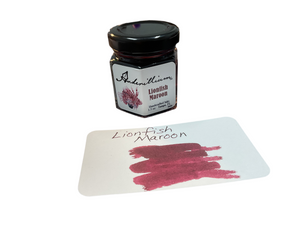 Anderillium Fountain Pen Ink Lionfish Maroon 1.5oz Bottle NEW!