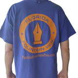 Florida Fountain Pen Logo Short Sleeve T-Shirt NEW!
