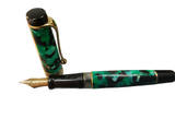 Aurora Optima Auroloide Green Fountain Pen NEW!