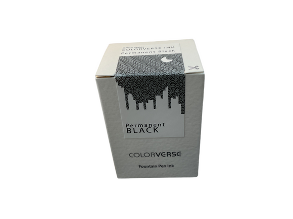 Colorverse Permanent Black Fountain Pen Ink