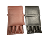 Girologio Leather 4 pen case your choice of Black or Antique Brown