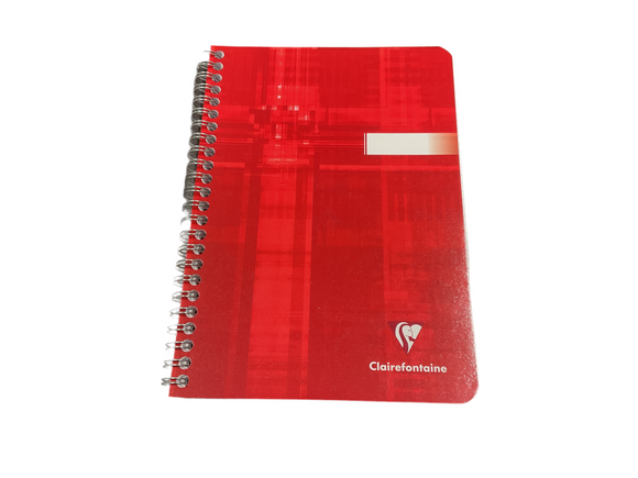 Clairefontaine Wire Bound Graph Paper 6x8, 180 pages Notebook