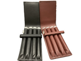 Girologio Leather 4 pen case your choice of Black or Antique Brown