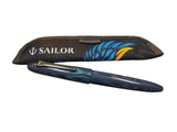 Sailor Fountain Pen Blue Phoenix Ebonite King of Pen NEW!