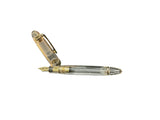 Sailor Fountain Pen 1911L Transparent with Gold Trim 21k nib NEW!
