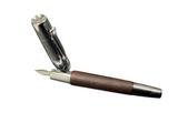 Faber Castell Fountain Pen E motion Wood Polished Chrome Dark Brown NEW!