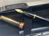 Aurora B11 Black with Gold Trim Ipsilon Fountain Pen NOS
