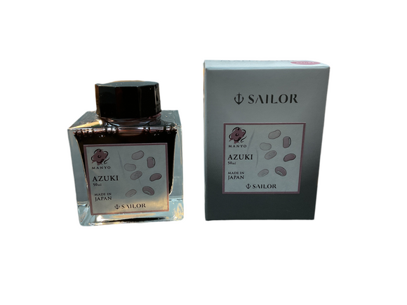 Sailor Manyo Azuki Fountain Pen Ink 50ml Bottle NEW!