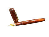 Penlux Fountain Pen Concerto Amber Lennon Tool Bar NEW!