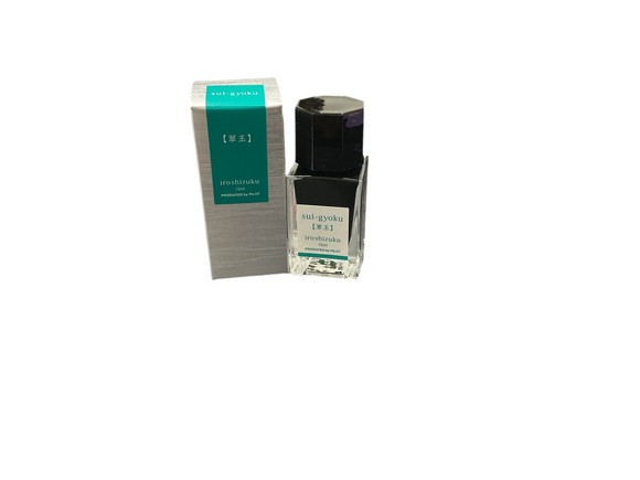 Iroshizuku Sui-gyoku Fountain Pen Ink 15 ml bottle