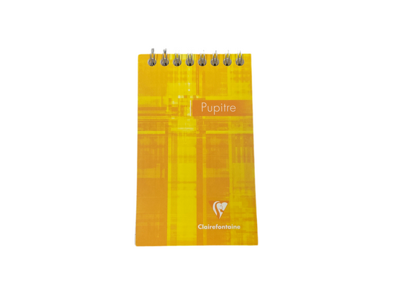 Clairefontaine Top Wire Bound Lined Paper Notebook 3in x 5in