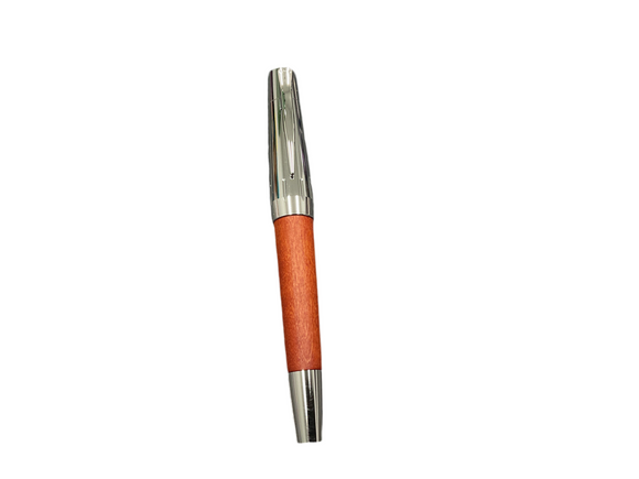 Faber Castell Fountain Pen E motion Wood and Polished Chrome Brown NEW!
