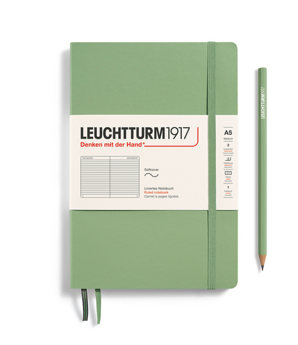 Leuchtturm1917 A5 Soft Cover Lined 123 pages Notebooks