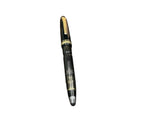 Sailor 1911 Realo Transparent Black w Gold Trim 18k Nib NEW!