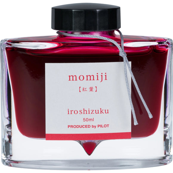 Iroshizuku Momiji Fountain Pen Ink 50 ml bottle, bu Pilot