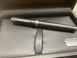 Aurora Talentum Black Ops Fountain Pen Black Matte Barrel/Cap Ruthenium Plated Trim 14k Gold Nib NEW!