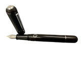 Nahvalur Nautilus Fountain Pen, Cephalopod with Silver Trim