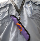 Rickshaw Bagworks Florida Fountain Pen Single Pen Sleeve with Neck Lanyard NEW!