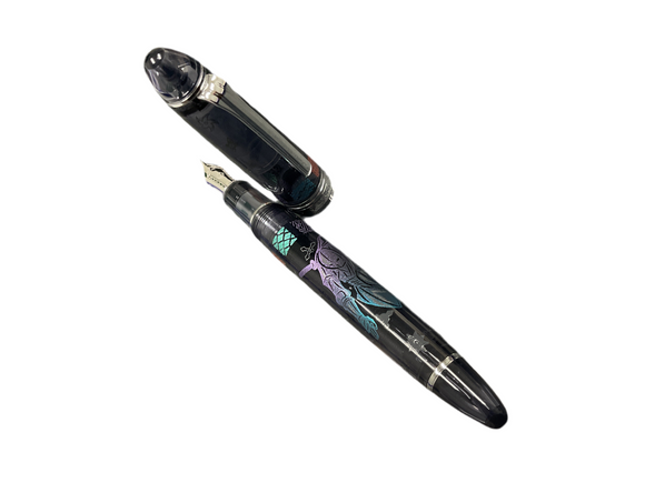 Sailor 1911L Ninja Tsuki 21kt Nib Rhodium Plating Fountain Pen NEW!