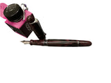 Aurora Fountain Pen 88 Magenta Ebonite with 18k Nib