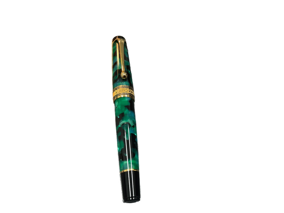 Aurora Optima Auroloide Green Fountain Pen NEW!