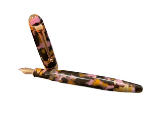 Penlux Masterpiece Delgado Euploea Piston Filling Fountain Pen with 18kt nib NEW!