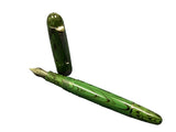 Penlux Fountain Pen Delgado Selected Collection Vintage Green Ripple NEW!