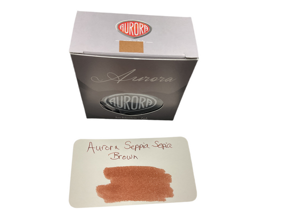Aurora Fountain Pen Ink Brown 55ml Bottle NEW!
