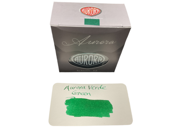 Aurora Fountain Pen Ink Green 55ml Bottle NEW!