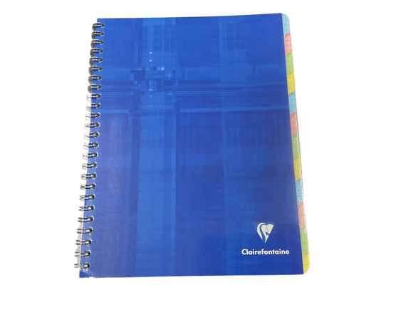 Clairefontaine Wire Bound 6x8 Tab with Color Graph Paper