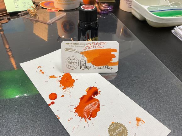 EXCLUSIVE ROBERT OSTER ORLANDO SUNRISE, THE OFFICIAL INK OF THE 2025 ORLANDO PEN SHOW  NEW!
