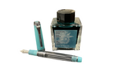 Sailor Pro Gear Slim Manyo Set Moss Fountain Pen and Manyo Koke Ink NEW!