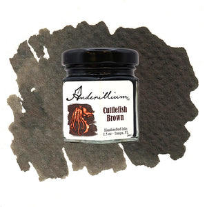 Anderillium Fountain Pen Ink Cuttlefish Brown 1.5 oz bottle