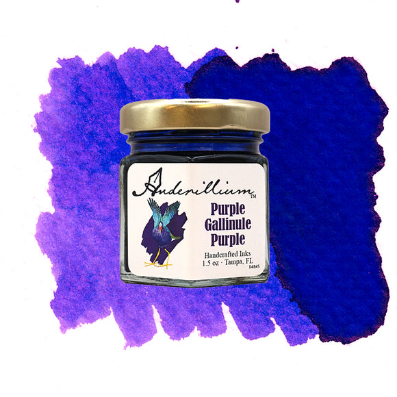 Anderillium Fountain Pen Ink Purple Gallinule Purple