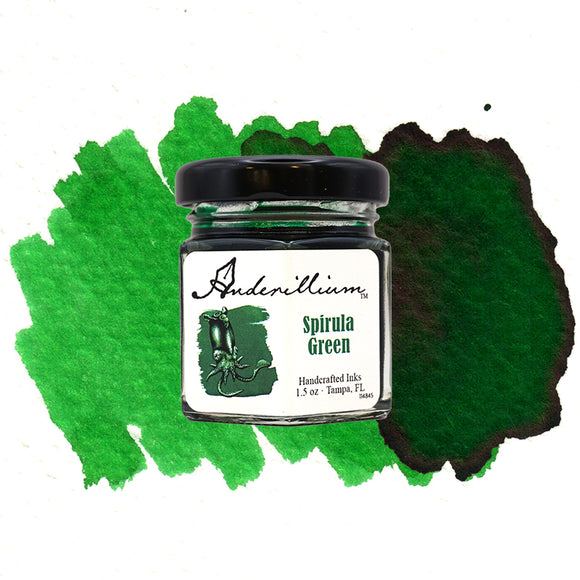 Anderillium Fountain Pen Ink Spirula Green 1.5 oz bottle