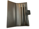 Lamy Pen Case 2 pen Black Leather Fold Over Flap A402