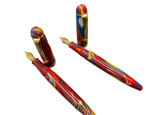 Penlux Masterpiece Delgado Macaw Piston Filling Fountain Pen NEW!