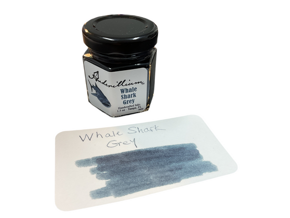 Anderillium Fountain Pen Ink Whale Shark Grey in 1.5 oz Bottle NEW!