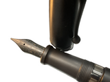 Aurora 88 Unica Black Satin  All Black Fountain Pen