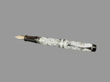 Aurora Optima Nero Perla Grey Fountain Pen