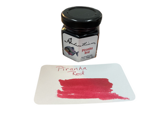 Anderillium Fountain Pen Ink Piranha Red 1.5oz Bottle NEW!