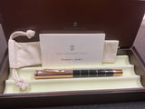 Graf Von Faber Castell Classic Anello Rose Gold Fountain Pen NEW!