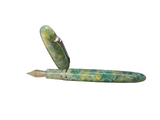 Esterbrook Fountain Pen Estie Seaglass with Silver Trim